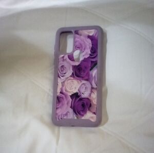 Purple Floral Phone Case - Unbranded